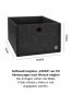 Preview: Aufbewahrungsbox CARGA Filz - ohne Deckel - Höhe 28-32cm - 4 Farben - Made in Germany